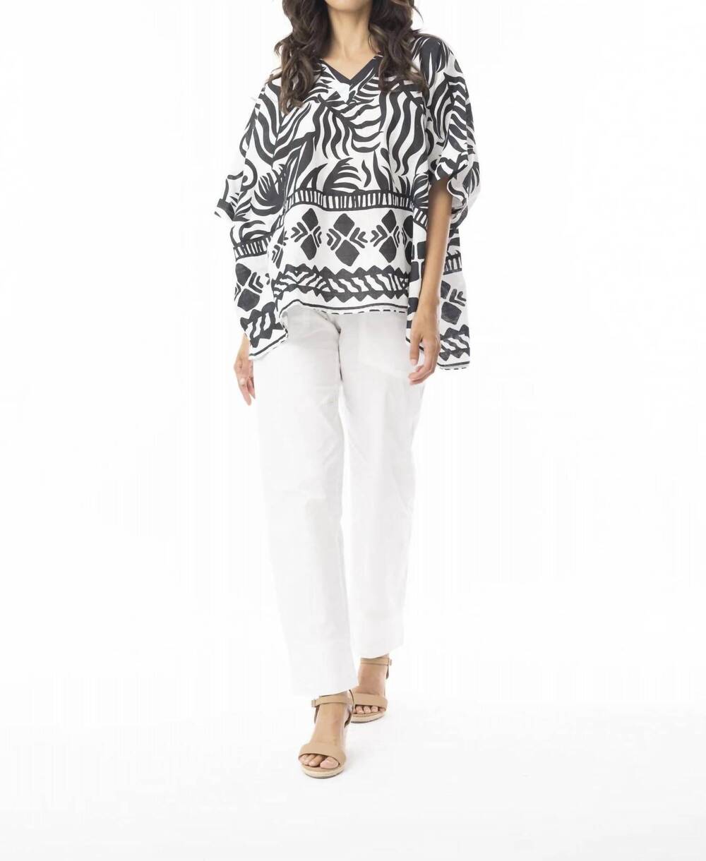 NEW ORIENTIQUE suriname top in black